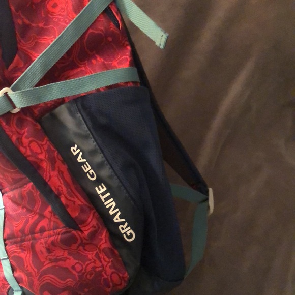 Red Granite Gear BACKPACK, 19” long, 12” wide, and 5” deep (~2” cinched) - Picture 11 of 16